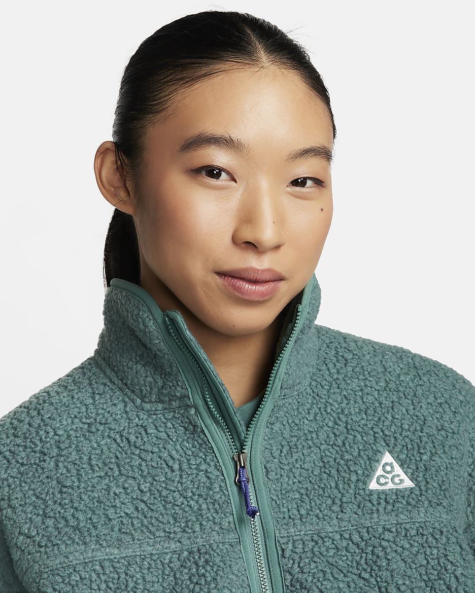 Nike ACG Arctic Wolf Polartec Women s Oversized Fleece Full Zip Jacket. Nike